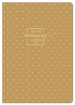 Vihik Lastva Gold Style, jooneline, A5, 52 lehte