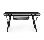 Matkalaud MultiGarden, must v., 90 cm x 52 cm x 45.5 - 65.5 cm