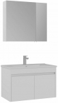 Vannitoa m&ouml;&ouml;bli komplekt Kalune Design Side 85 v2-746, valge matt v., 45 cm x 85 cm x 52 cm