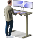 Arvutilaud reguleeritava k&otilde;rgusega Desktronic HomeOne, 120 cm x 60 cm, 119 cm, roheline v.