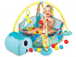 Kahjustatud pakendiga toode. Tegevusmatt EcoToys Turtle 3in1, 68 cm x 50 cm, mitmev&auml;rviline