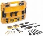 Kruvide ja puuride komplekt Dewalt DT70777-QZ, puit/metall, hss, hex 1/4, 32 mm x 15 cm