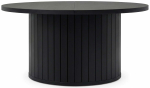 Kohvilaud Akord Furniture Factory Nubo, must v., 80 cm x 80 cm x 45 cm