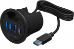 USB jaotur ICY Box IB-HUB1403, 120 cm