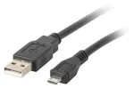Juhe Lanberg USB-A - microUSB CA-USBM-10CC USB 2.0 A male, Micro USB 2.0 B male, 0.3 m, must v.