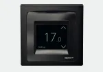 Termostaat Devi DEVIreg Touch, s&uuml;vistatav, must v., 8.5 cm, 5 - 45 &deg;C