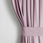 &Ouml;&ouml;kardin, lipsuga Restilo Velvet, roosa v., 140 cm x 245 cm