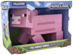 Rahakassa Paladone Minecraft Pig Money Bank, roosa v.