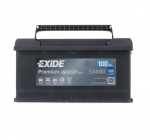 Aku Exide Premium EA1000, 12 V, 100 Ah, 900 A