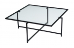 Kohvilaud Kalune Design Sun S409, must v., 85 cm x 85 cm x 35 cm