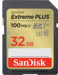 M&auml;lukaart SanDisk Extreme Plus, 32 GB, 100 Mb/s - 60 Mb/s