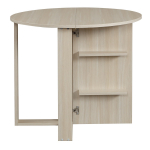 Laud Kalune Design Middle, tamm v./beež v., 90 cm x 45 cm x 77 cm