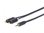 Kaabel Vivolink 3.5 mm, 2 x RCA male, 30 m, must