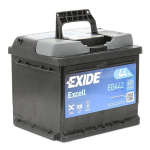 Aku Exide Excell EB442, 12 V, 44 Ah, 420 A