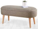 Tumba Hanah Home Lednok 209FLF1196, hele pruun v., 100 cm x 40 cm x 47 cm