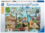 Pusle Ravensburger Big Cities Collage 17118, 102 cm x 152 cm, 5000 tk, mitmev&auml;rviline