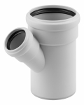 Kolmik m&uuml;ravabaks sisekanalisatsiooniks Magnaplast Skolan, 110 mm x 58 mm, 45 &deg;