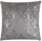 Dekoratiivne padi Galactica, kuldne/hall, 45 cm x 45 cm