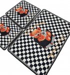 Vannitoamattide komplekt Foutastic Newspaper 359CHL5295, mitmev&auml;rviline, 100 cm x 60 cm