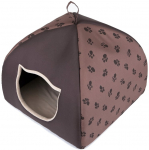 Kassimaja Hobbydog Igloo R2, pruun v., 44 cm x 44 cm