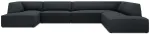 Nurgadiivan Micadoni Home Ruby Panoramic 7 Seats, must v., parem, 366 x 273 cm x 69 cm
