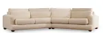 Diivan Hanah Home River 4 4, hele pruun v., vasak, 105 x 330 cm x 90 cm