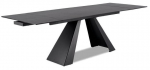Laud pikendatav Salvadore, must v./hall v., 180 - 260 cm x 90 cm x 77 cm