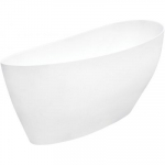 Vann, teisaldatav Besco Keya, 165 cm x 70 cm, ovaalne, valge