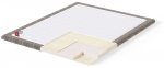 Kattemadrats Sleepwell Top Latex Lux Harrisson Light Beige, 200 cm x 180 cm, pehme