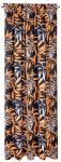 &Ouml;&ouml;kardin Mariall ZYW-01, must v./oranž v., 140 cm x 270 cm