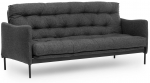 Diivanvoodi Atelier Del Sofa Renge, kreemjasvalge/tumehall v., 200 x 82 cm x 92 cm