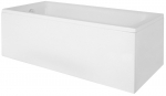 Vann, teisaldatav Besco Talia, 160 cm x 75 cm x 42.5 cm, ristk&uuml;lik, valge