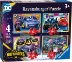 Pusle 4in1 Ravensburger Batwheels 4in1, 72 tk, mitmev&auml;rviline