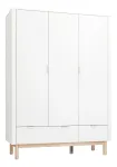 Riidekapp Pinio Miloo, valge v., 144.2 cm x 52.4 cm x 197.8 cm