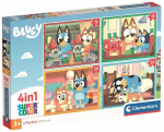 Pusle 4in1 Clementoni Bluey 4in1 21530, 19 cm x 14 cm, 72 tk, mitmev&auml;rviline