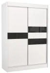 Riidekapp ADRK Batia, valge v., 150 cm x 61 cm x 215 cm