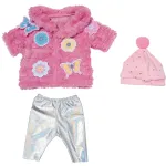 Riiete komplekt nukule Zapf Creation Baby born Pink Coat Set 833834, h&otilde;be v./roosa v.
