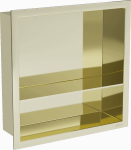 Sisseehitatav seinariiul Mexen X-Wall-R, 10 cm x 30 cm x 30 cm, kuldne v.