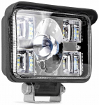 Prožektor ilma liikumisandurita, pinnale paigaldatav AMiO AWL32, 45 W, 3400 lm, 6000 - 6500 &deg;K, IP67, must v.