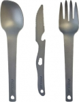 Matka s&ouml;&ouml;giriistade komplekt Rockland Titanium Pure, titaan, 4 cm, hall v., 3 tk