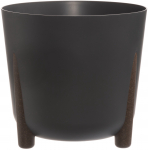 Lillepott 4Living Frida Eco, pol&uuml;prop&uuml;leen (pp), 34 cm x 34 cm, antratsiit v.