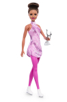 Nukk Mattel Barbie You Can Be Anything Figure Skater HRG37, 30 cm, roosa v.