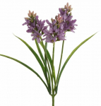 Kunstlill Natu 465, roheline/violetne, 32 cm