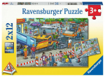 Pusle 2in1 Ravensburger Road Construction Site, 18 cm x 26 cm, 24 tk, mitmev&auml;rviline