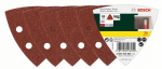 Lihvimisleht Bosch, 40, 9.3 cm x 9.3 cm, 25 tk