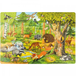 Pusle Wild animals, 45 cm x 30 cm, 35 tk