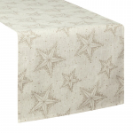 J&otilde;ululaua linik ristk&uuml;likukujuline Winter, kuldne, 40 x 140 cm