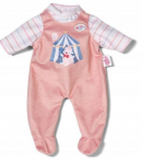 Kombinesoon nukule Zapf Creation Baby born Apricot 838808, valge v./roosa v.