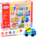 Magnetite valmistamise komplekt Color Day Mould & Paint Trucks, mitmev&auml;rviline