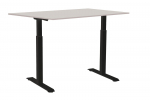 Kirjutuslaud reguleeritava k&otilde;rgusega Sun-Flex EasyDesk Adapt III, must v./hall v.